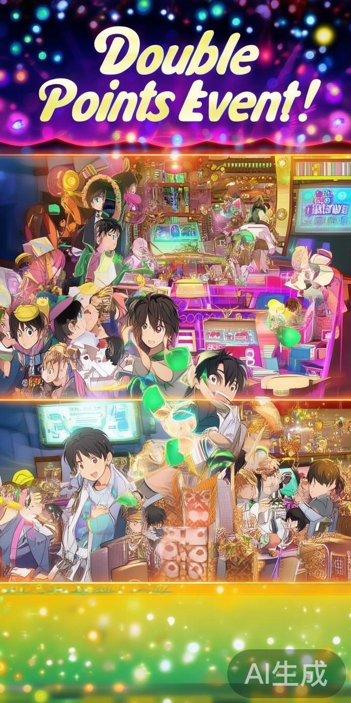 双倍积分活动：在节日期间，所有游戏的积分获得将提升